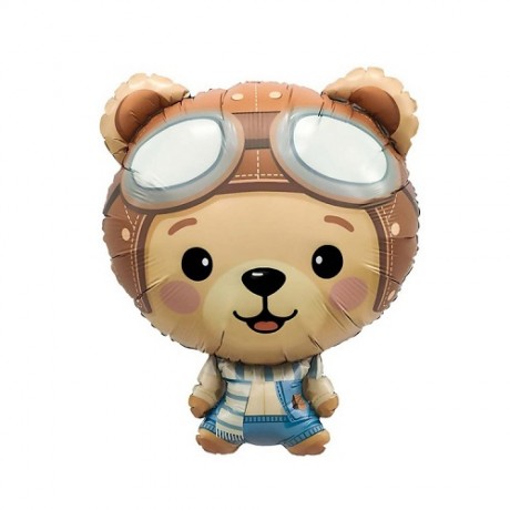 Шар фигура Мишка пилот